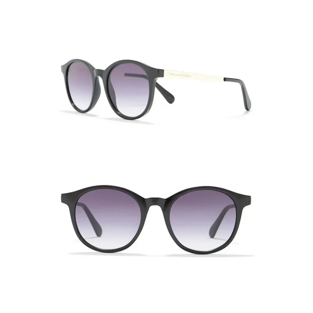 Diane Von Furstenberg Blue/Silver Sunglasses